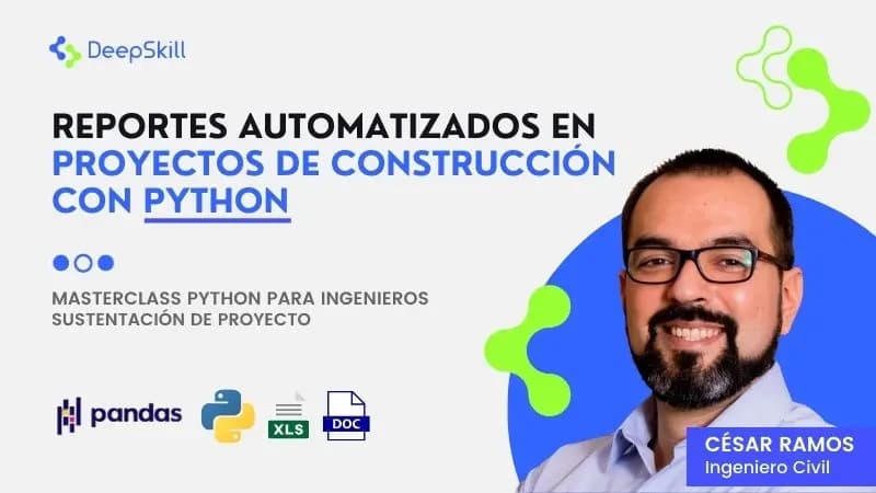 Reportes automatizados en proyectos de construcción con Python
